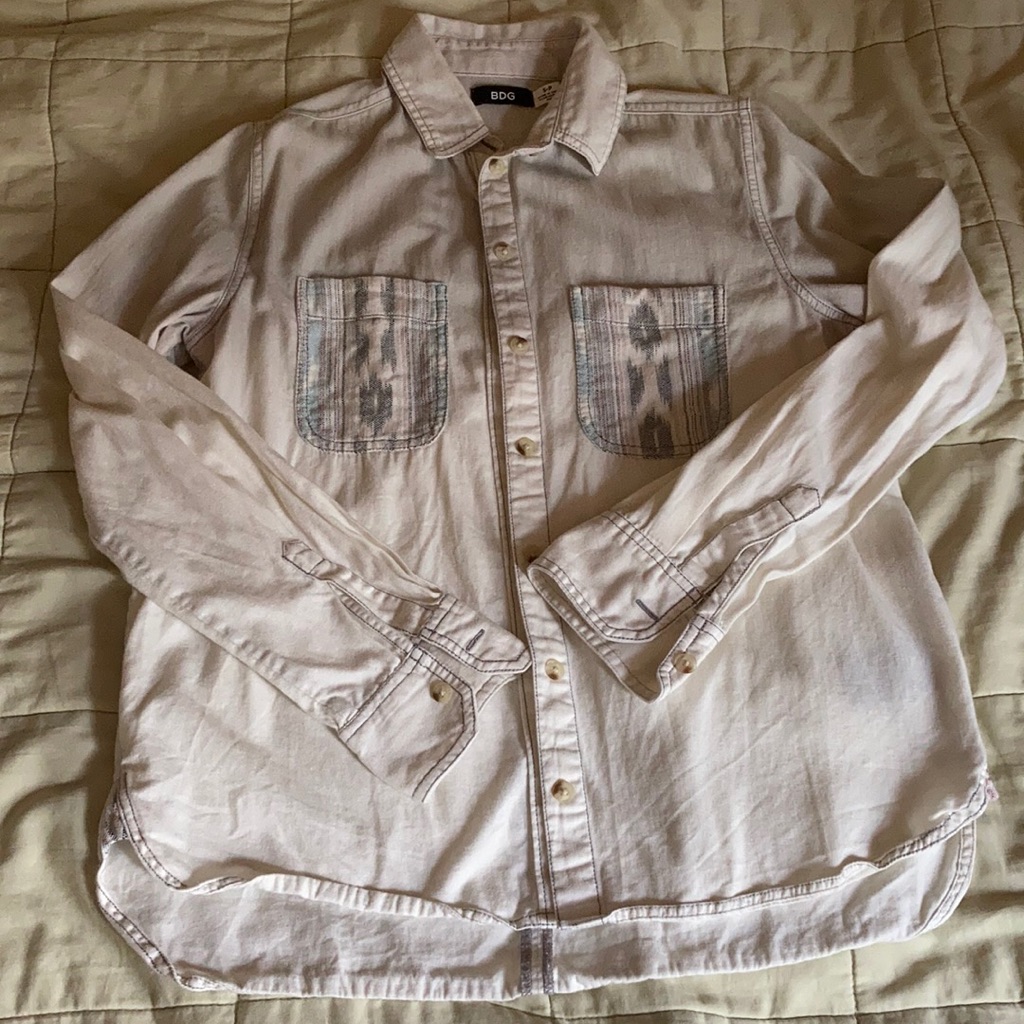 Ombr Button Down